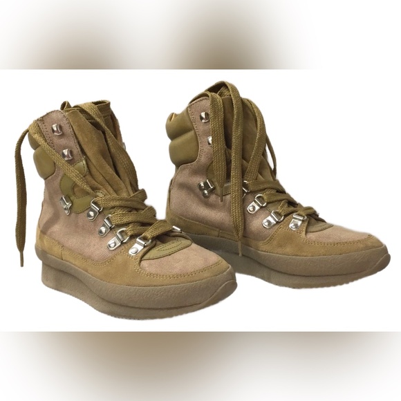 Isabel Marant Tan Work Boots Size 36 - Picture 2 of 5